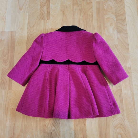 Rothschild Wool Toddler Pea Coat Vintage Pink Size 2T - Picture 7 of 7